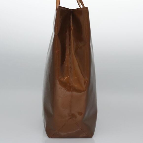 LOUIS VUITTON Monogram Vernis Reade MM Hand Bag Bronze M91143 - Picture 3 of 16